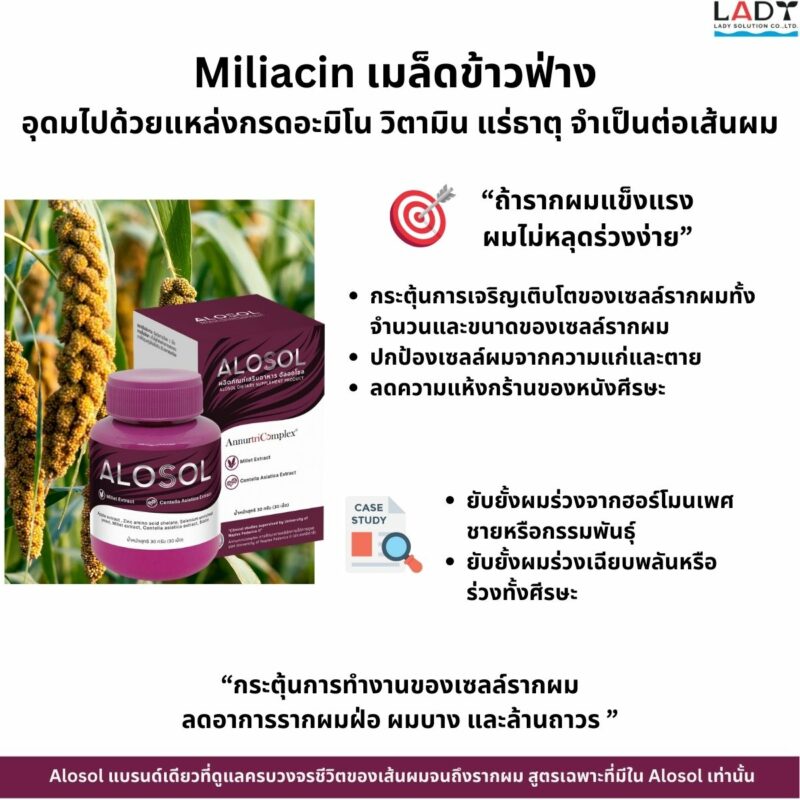 Alosol ผลิตภัณฑ์ดูแลเส้นผม