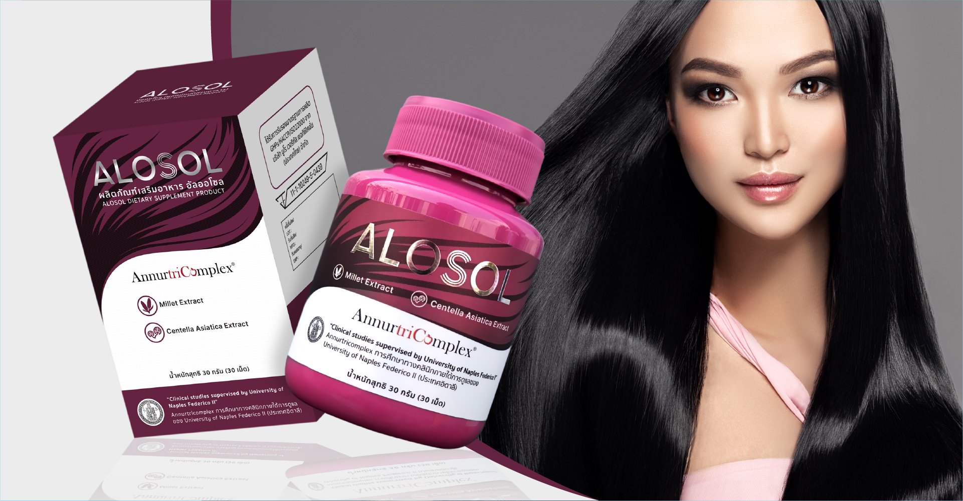 Alosol ผลิตภัณฑ์ดูแลเส้นผม