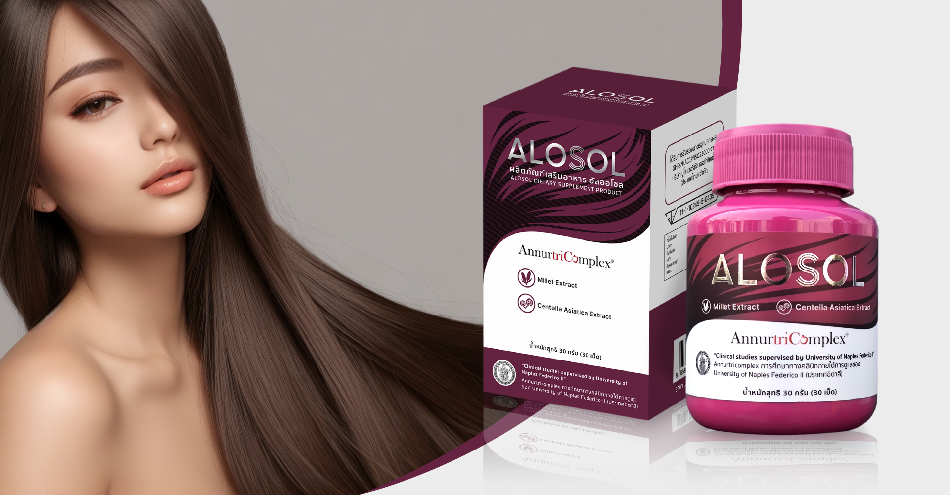 Alosol ผลิตภัณฑ์ดูแลเส้นผม